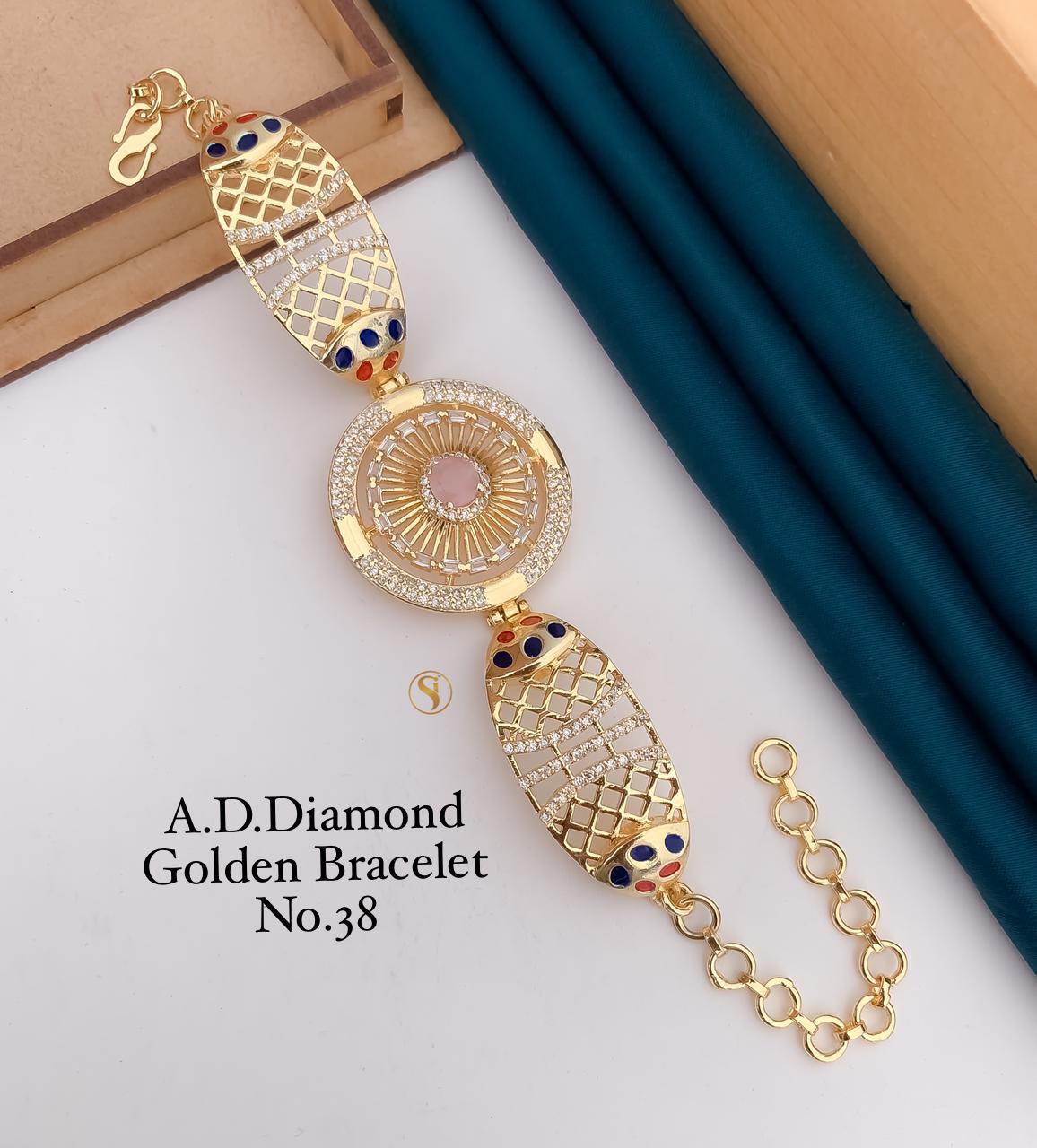 Fancy Designer AD Diamond Bracelet 3 Catalog
